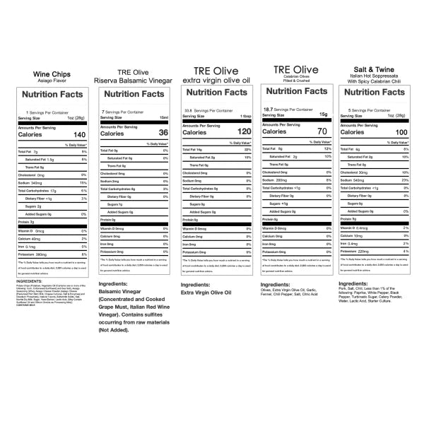 TRE Olive Merenda Gift Box