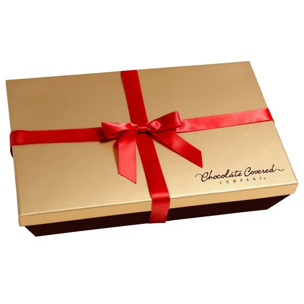 Chocolate Covered Company, Holiday Belgian Chocolate Covered Treats Gift Basket,