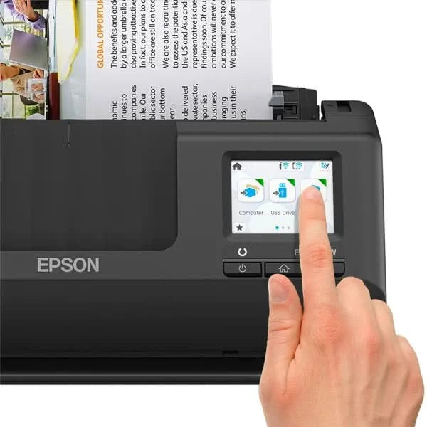 Epson WorkForce ES-C380W Wireless Compact Desktop Document Scanner