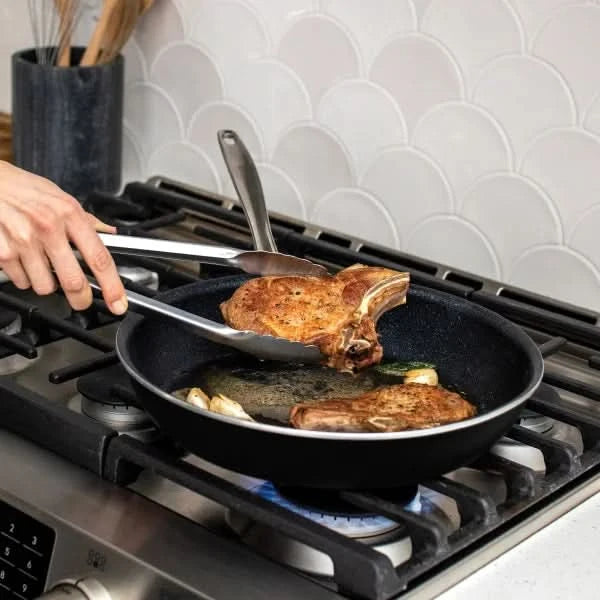 Nordic Ware Basalt Ceramic Non-Stick 3-Piece Skillet Set