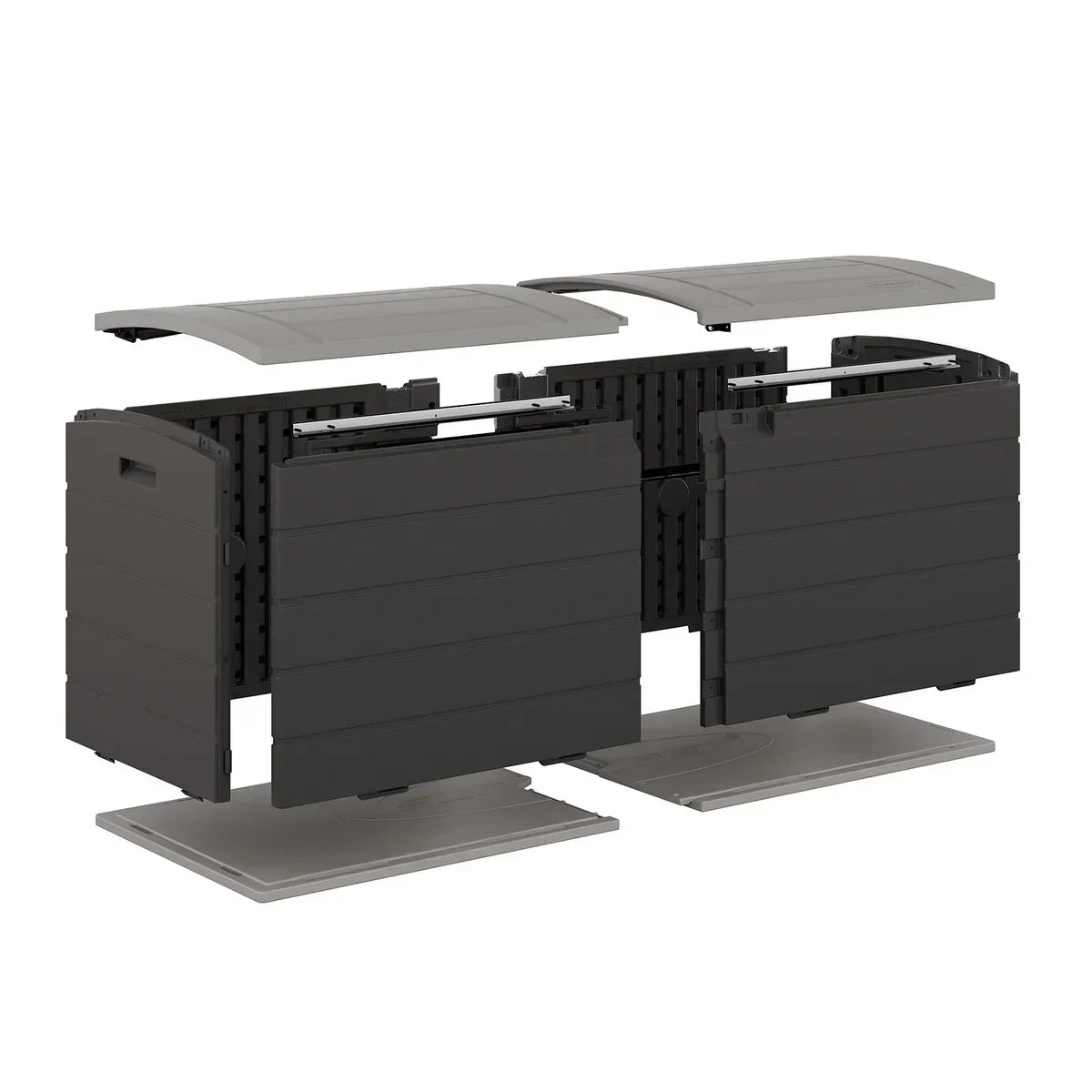 120 Gallon Split Lid Extra Large Deck Box