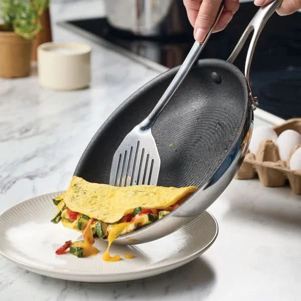 Circulon C1 Series Clad Stainless Steel with ScratchDefense Non-Stick Cookware Set, 10-piece