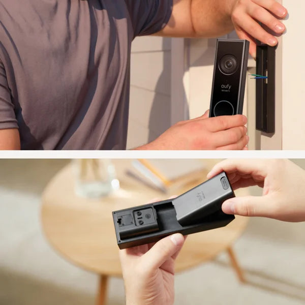 eufy Security Pan/Tilt Solar Cam with Dual Cam Doorbell Bundle