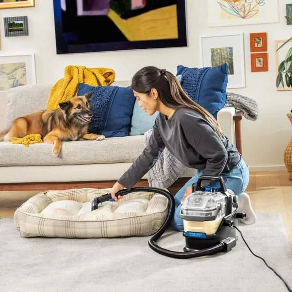 BISSELL Little Green Hydrosteam Pet Deluxe Portable Carpet & Upholstery Cleaner