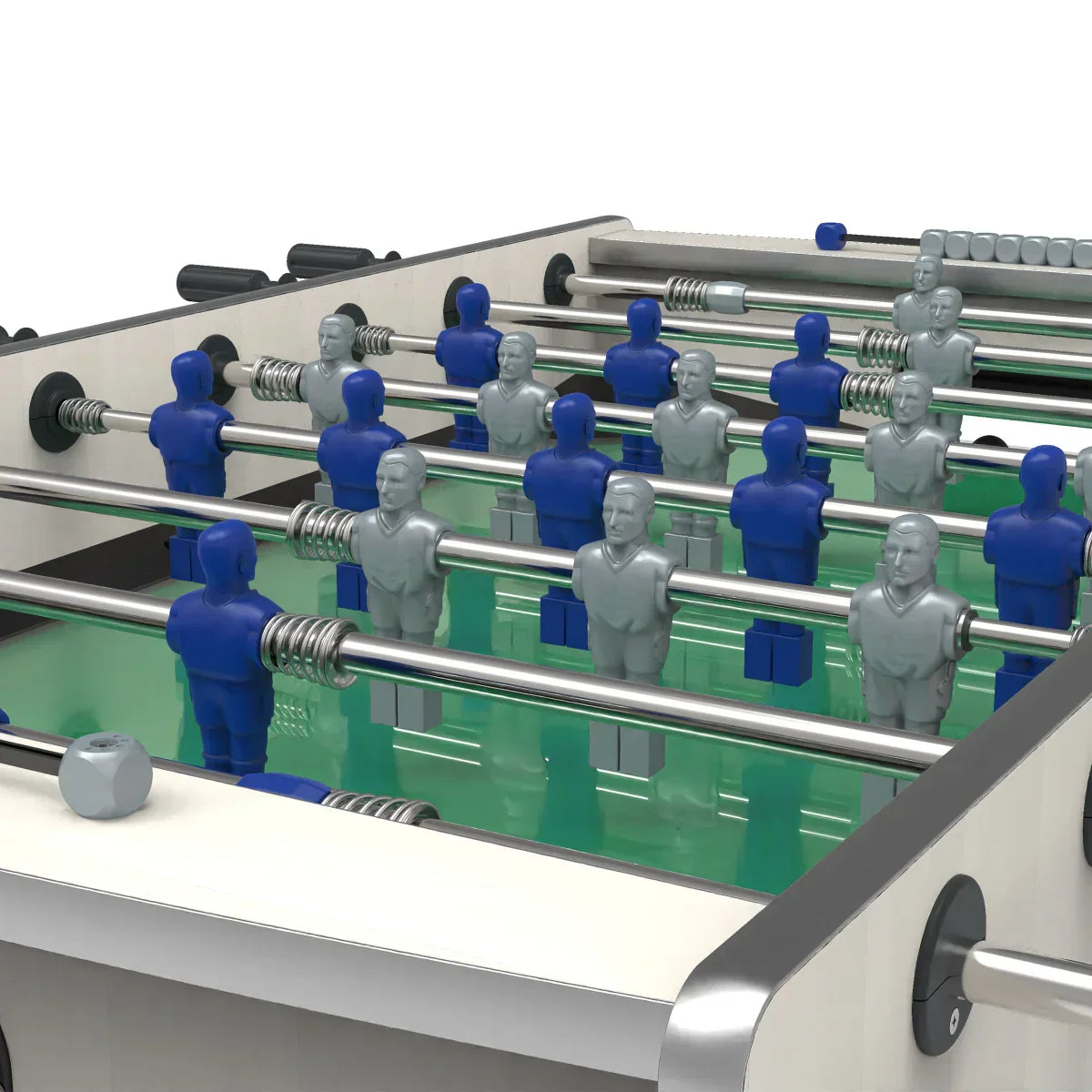 KETTLER Milano Outdoor Foosball Table with Cover, 5 Cork and 5 Resin Balls