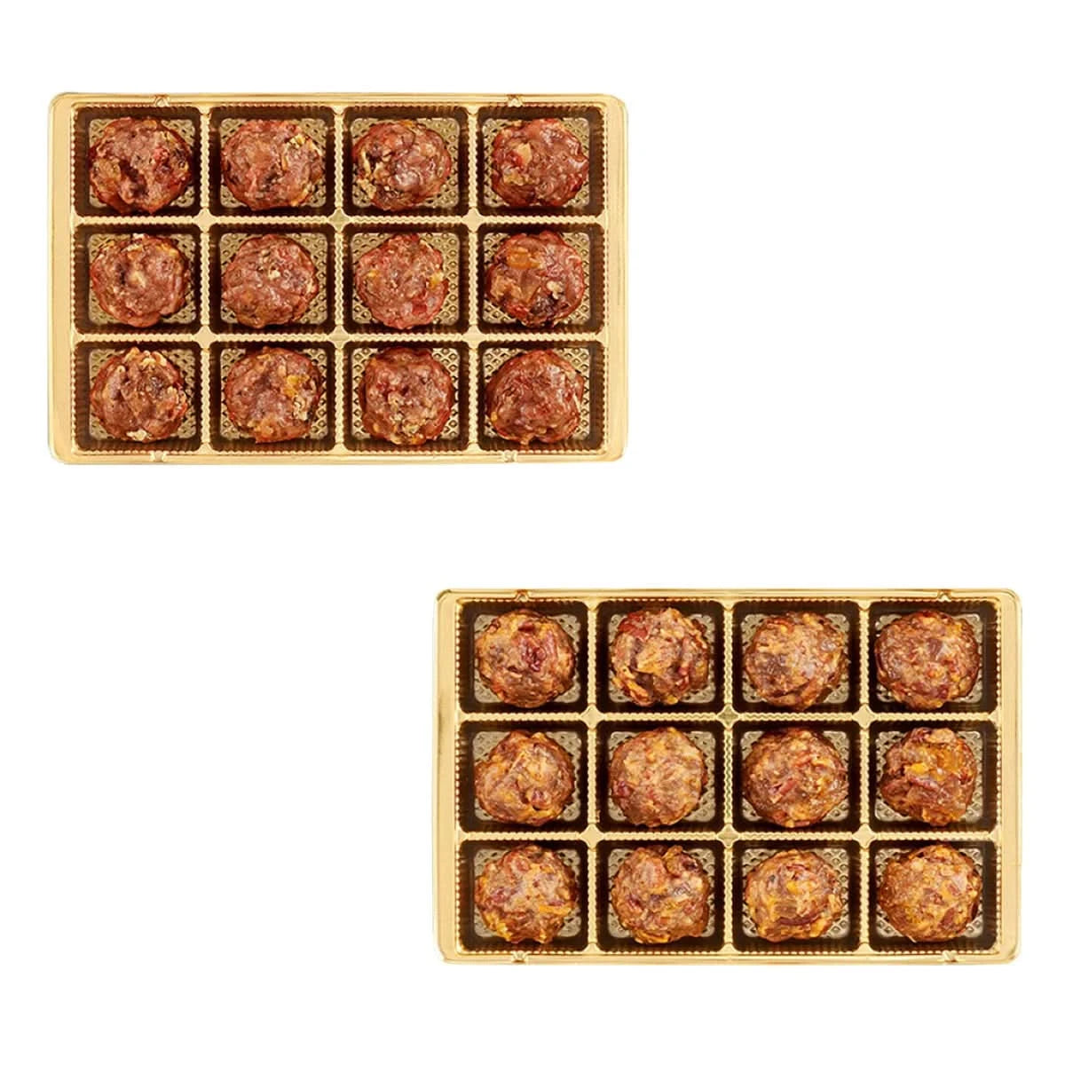 Collin Street Bakery Cake Bites Bundle Deluxe Fruitcake Pineapple Pecan Cake 2 Pack 24 Bites Total