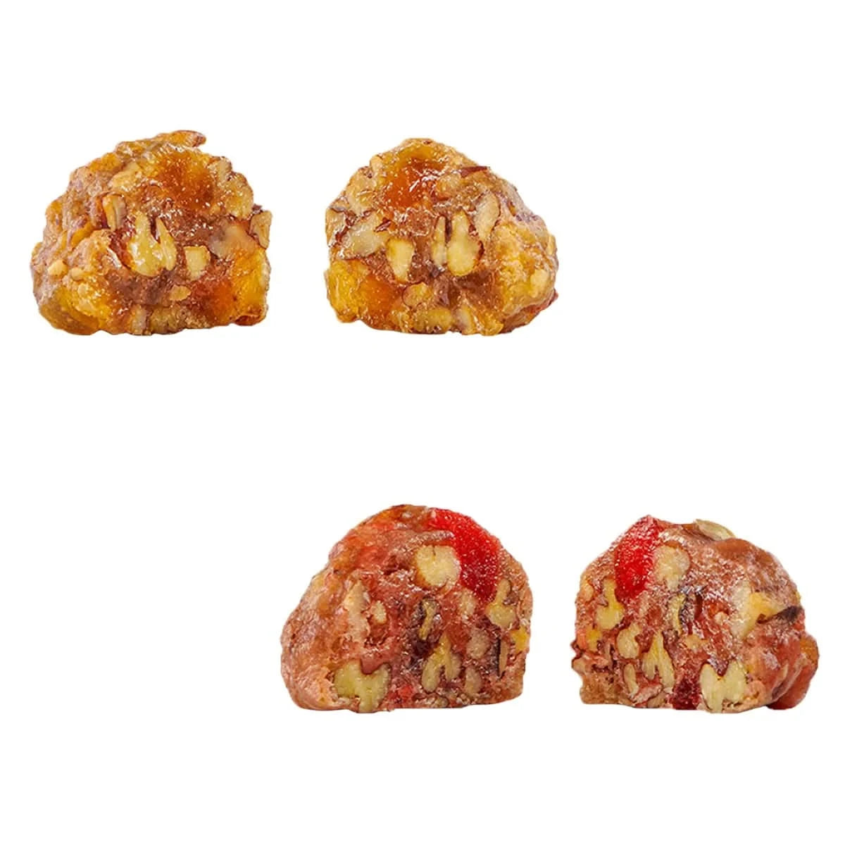 Collin Street Bakery Cake Bites Bundle Deluxe Fruitcake Pineapple Pecan Cake 2 Pack 24 Bites Total