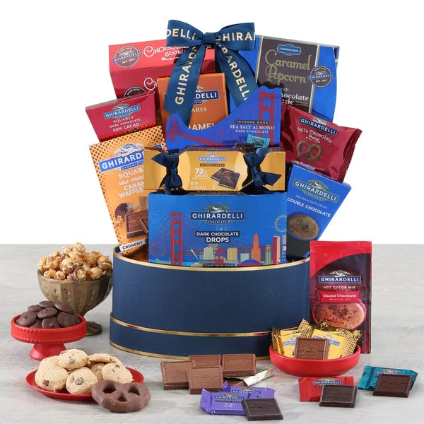 Ghirardelli Chocolate Deluxe Holiday Gift Basket