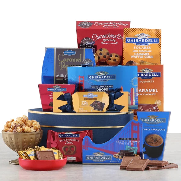 Ghirardelli Chocolate Deluxe Holiday Gift Basket
