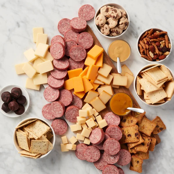 Hickory Farms Grand Holiday Meat & Cheese Gift Basket, 4.86 lbs Total,