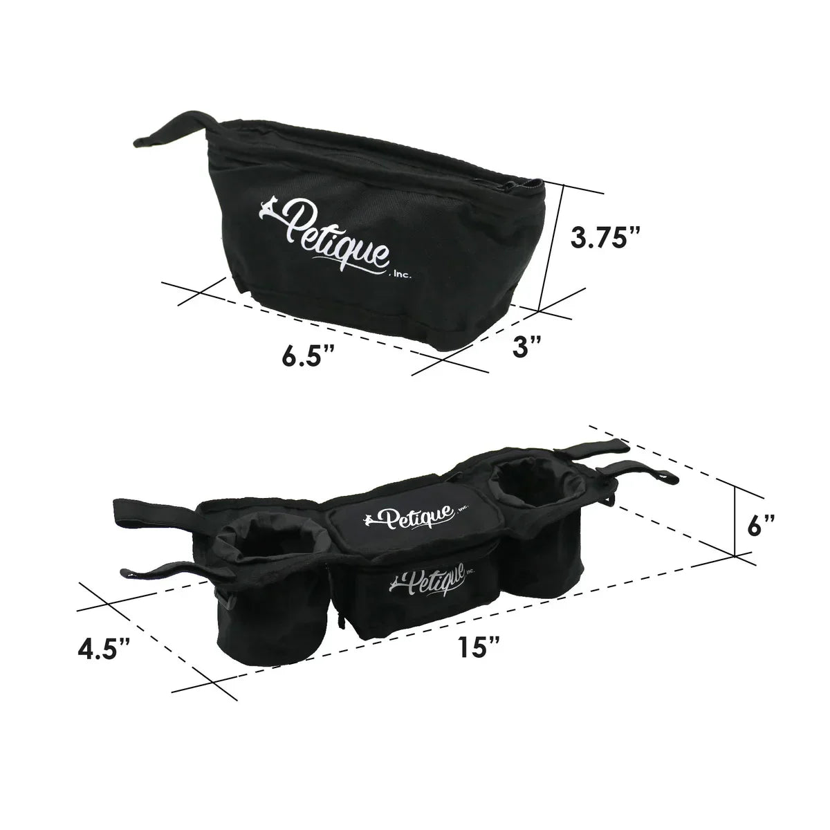 Petique Trailblazer Gray Pet Jogger with Accessory Bundle