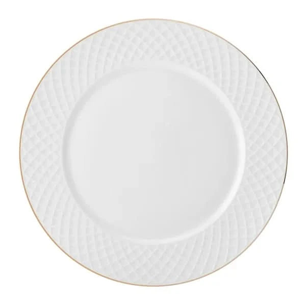 Mikasa Trellis Gold 12-piece Bone Dinnerware Set