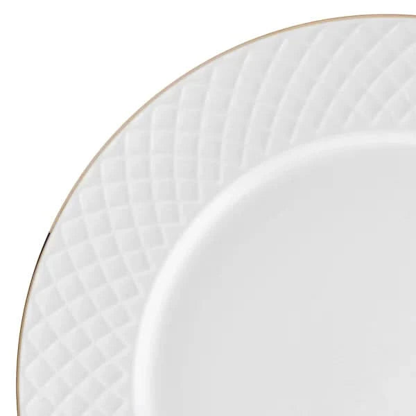 Mikasa Trellis Gold 12-piece Bone Dinnerware Set