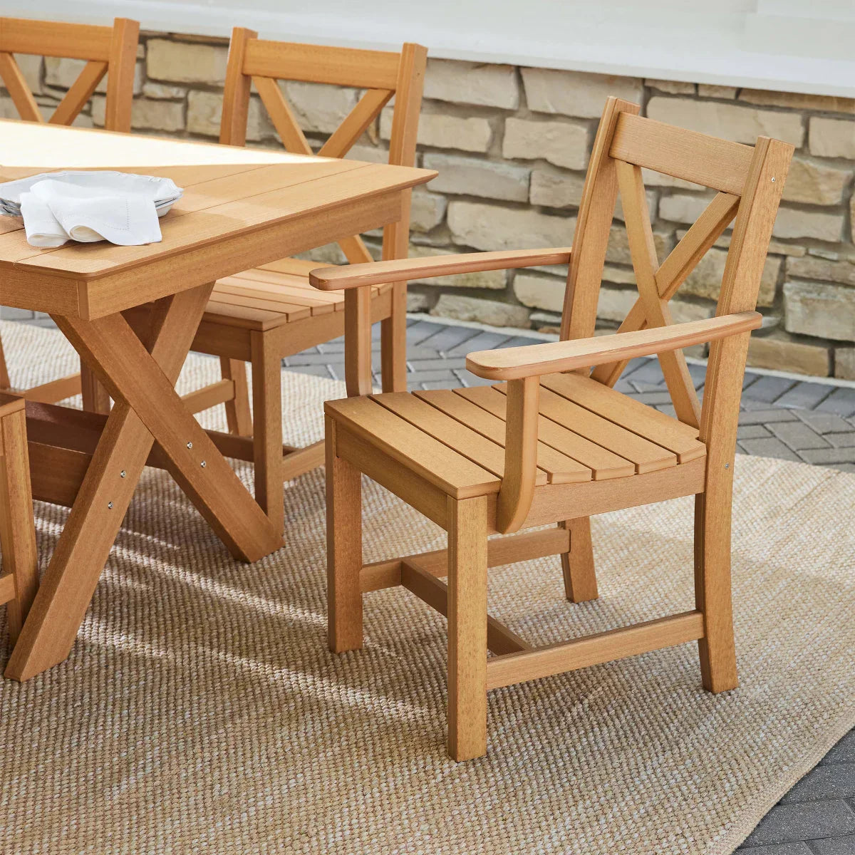 Leisure Line 7-piece Outdoor Dining Set by Tangent