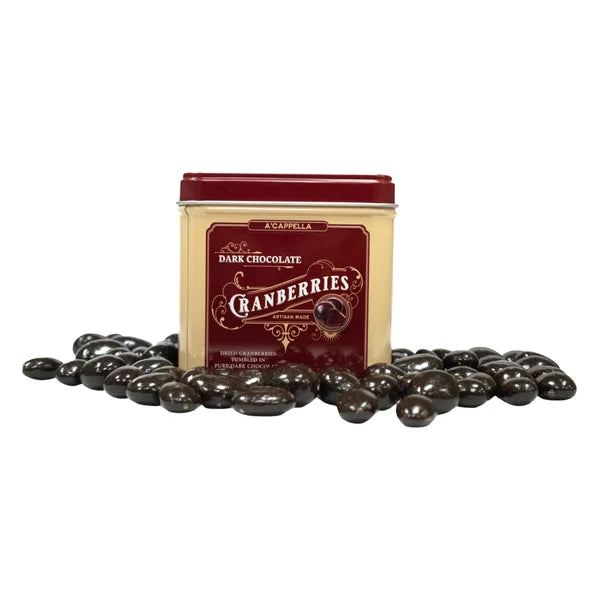 A'cappella Holiday Chocolate Tumbled Fruit and Nut Tri-Tin, 3-pack, 6.5 oz. Each