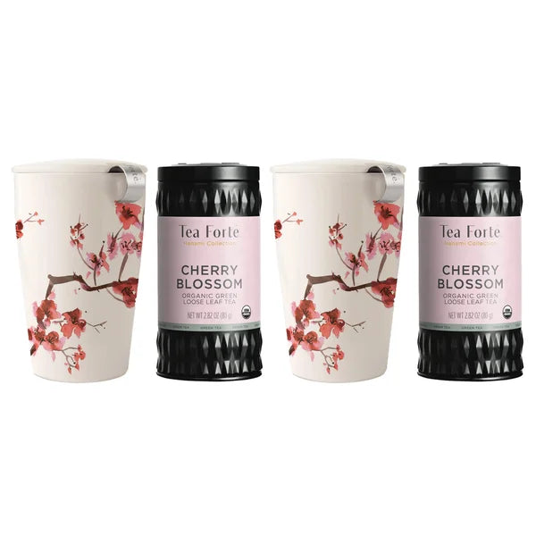 Tea Forte Hanami Tea Set with Kati Cups and Loose Leaf Tea