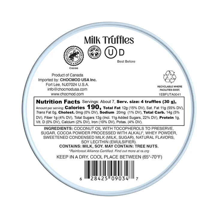 Truffettes de France Original and Milk Truffles, 6 Pack, 42 Total oz.