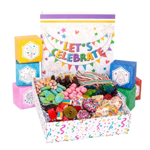 Sugar Plum Let's Celebrate Treat Gift Box, 27 oz