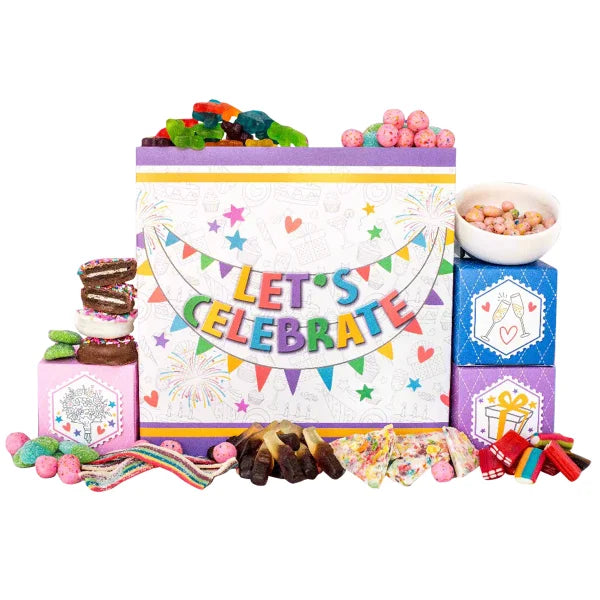 Sugar Plum Let's Celebrate Treat Gift Box, 27 oz