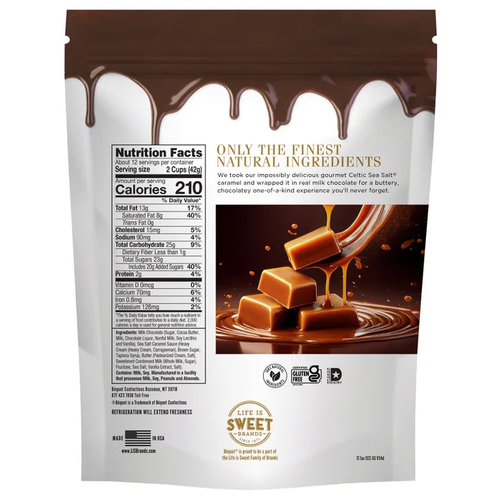 Béquet Chocolate Caramel Cups 17.1 oz., 2-pack