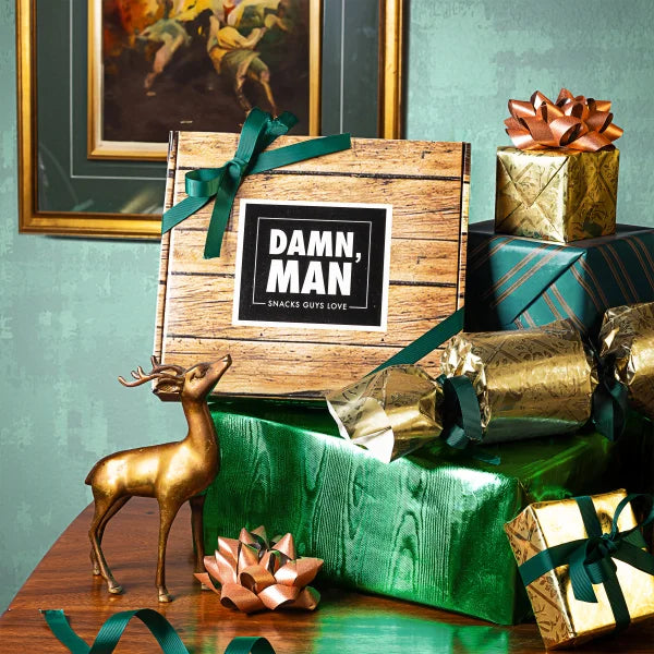 Damn Man Meat and Nut Snack Gift Box, 28 oz. Total