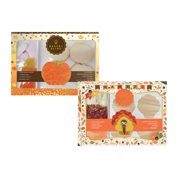 Bakery Bling Thanksgiving Cookie Kit Bundle, 2-pack, 32.4 oz. Total