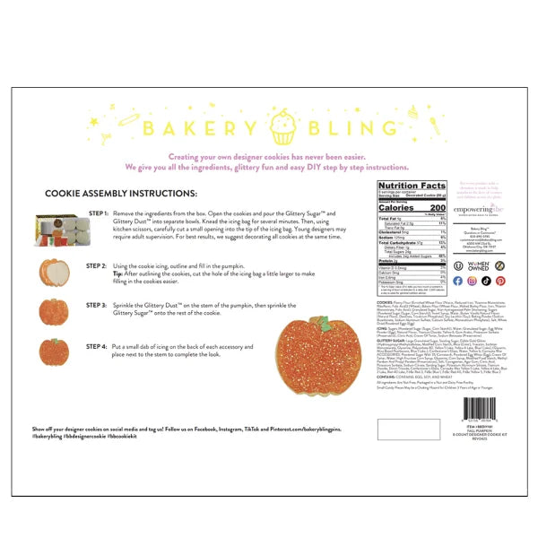 Bakery Bling Thanksgiving Cookie Kit Bundle, 2-pack, 32.4 oz. Total