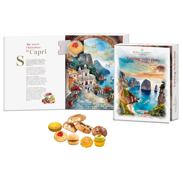 Borgo de’ Medici Tasting Collection - Roma, Venezia & Capri 3 Pack Bundle, 36 Total Cookies