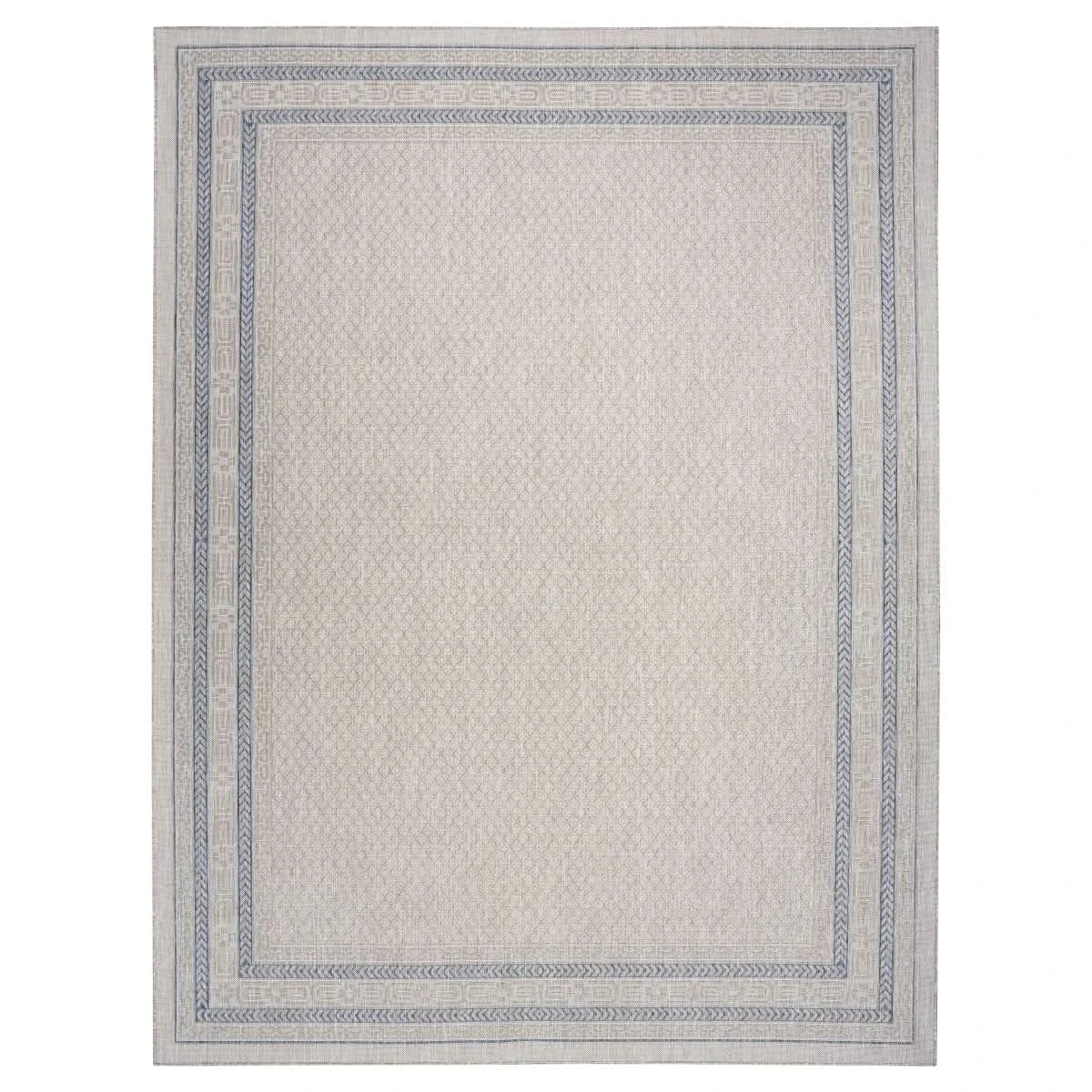 Nourison Garden Spring Indoor/Outdoor Rug Collection, Meadow Gray
