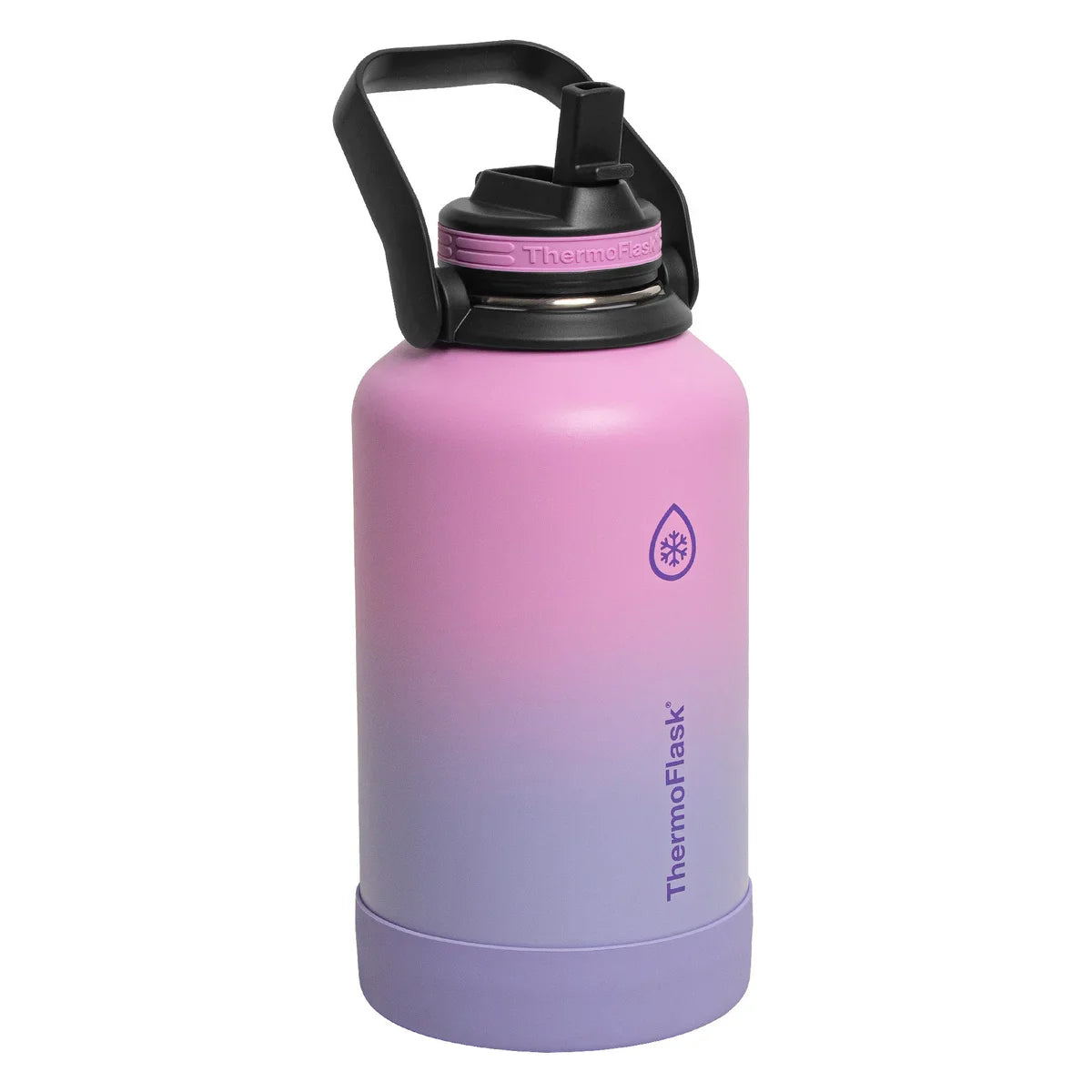 ThermoFlask 64 oz. Double Wall Insulated Stainless Steel Bottle with Straw Lid