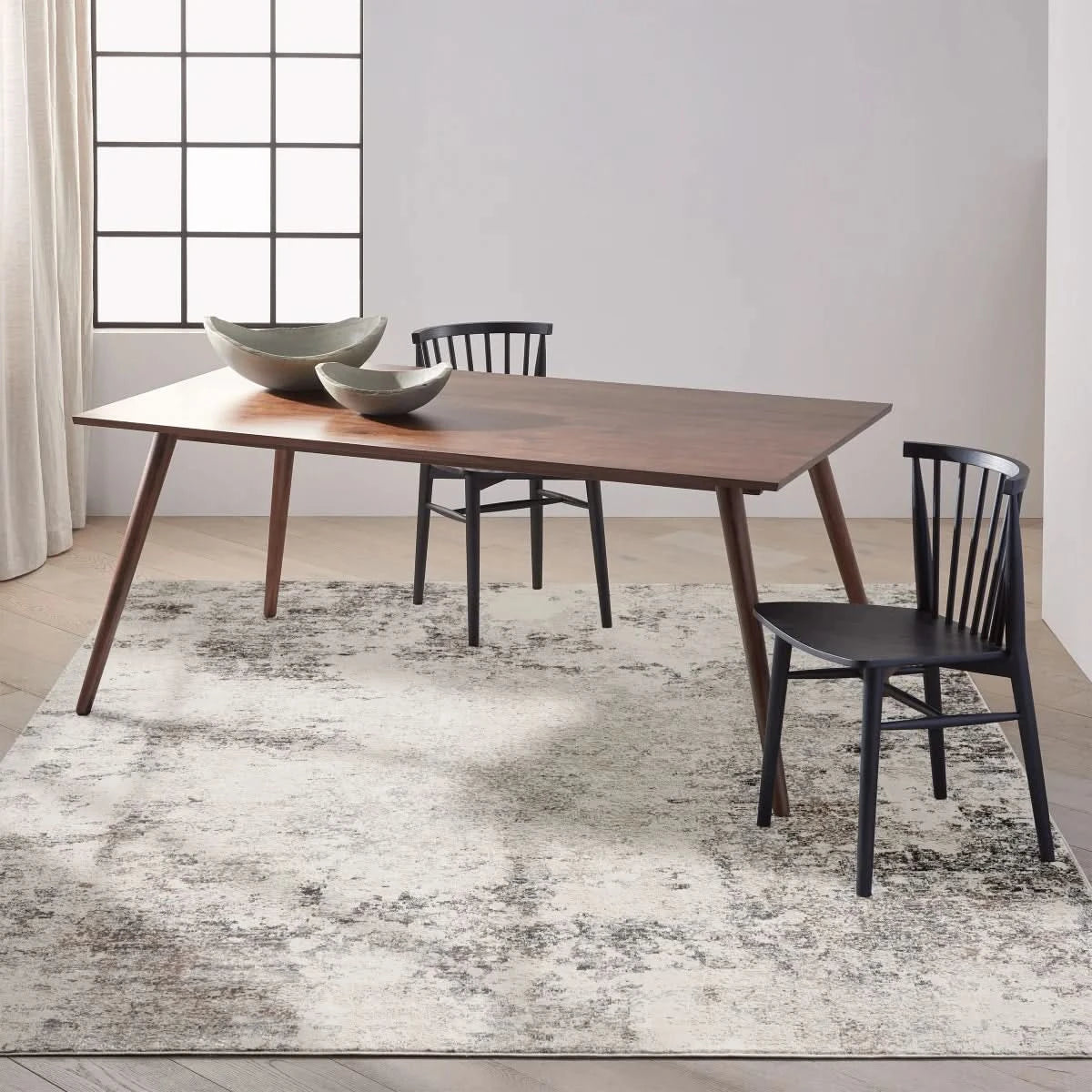 Calvin Klein Luminosity Ivory Gray Area Rug, 7' 10" x 9' 10"