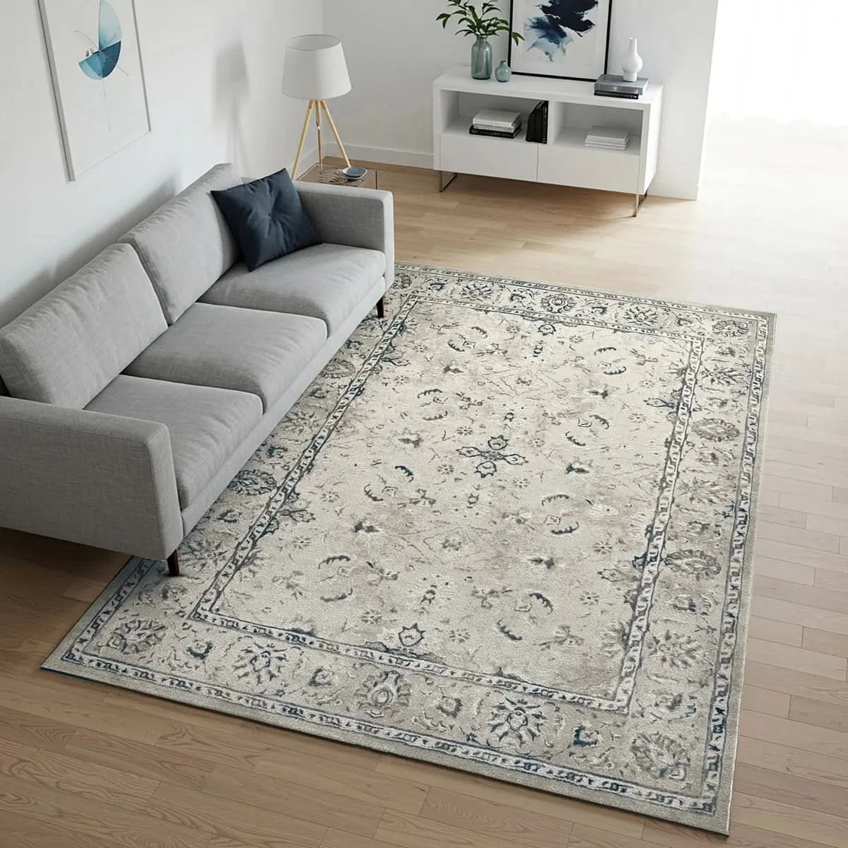 Hampton Court Area Rug Collection, Ladree Gray