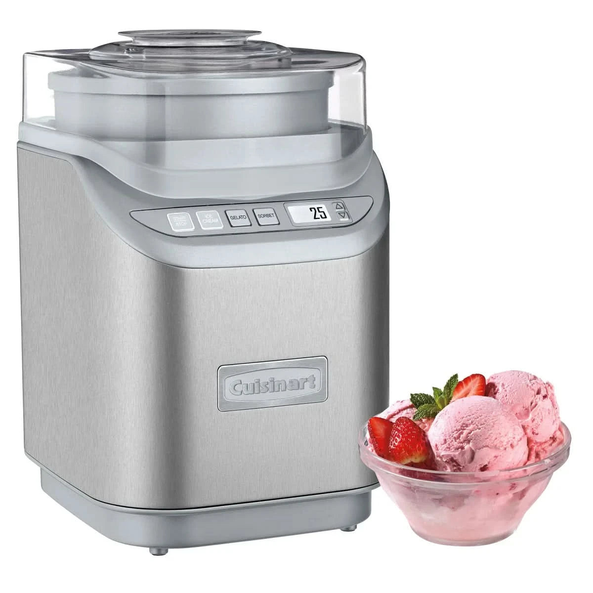 Gelateria 2 Quart Capacity Ice Cream, Frozen Yogurt, Gelato and Sorbet Maker