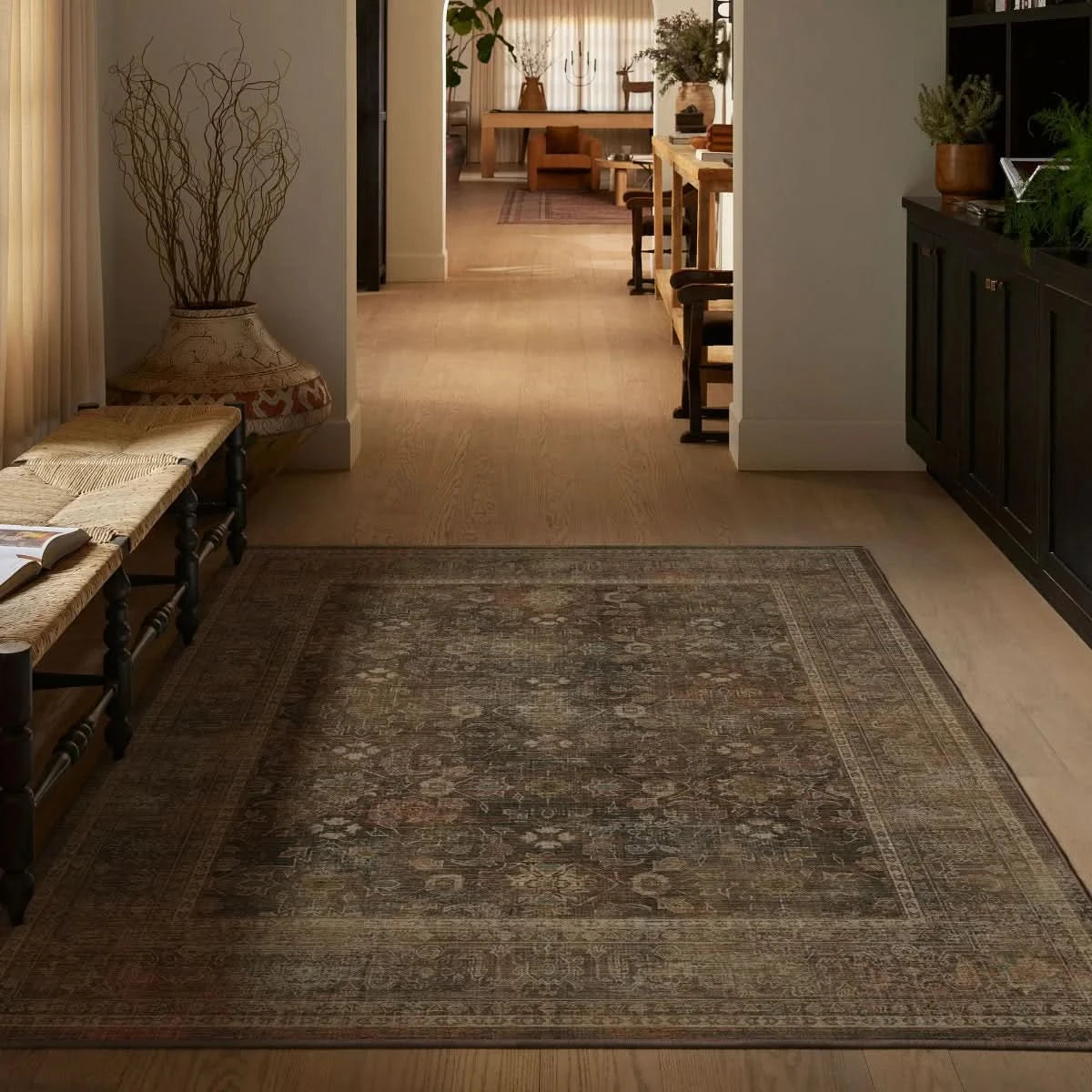 Ruggable Flatwoven Washable Ophelia Rug, 5’ x 7’