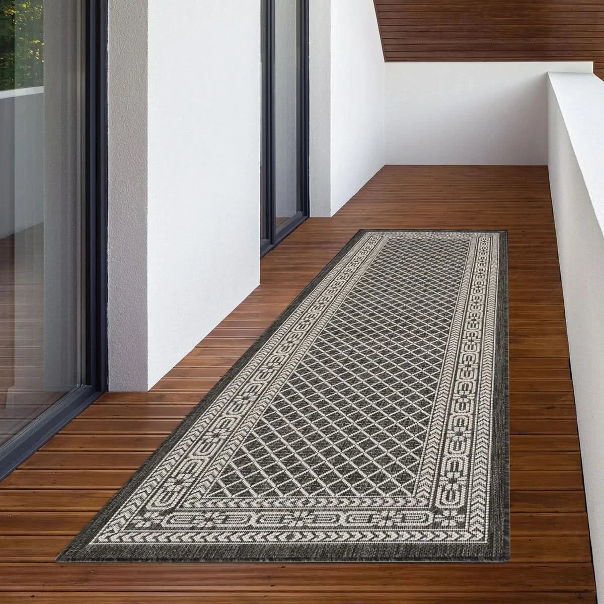 Nourison Garden Spring Indoor/Outdoor Rug Collection, Meadow Black