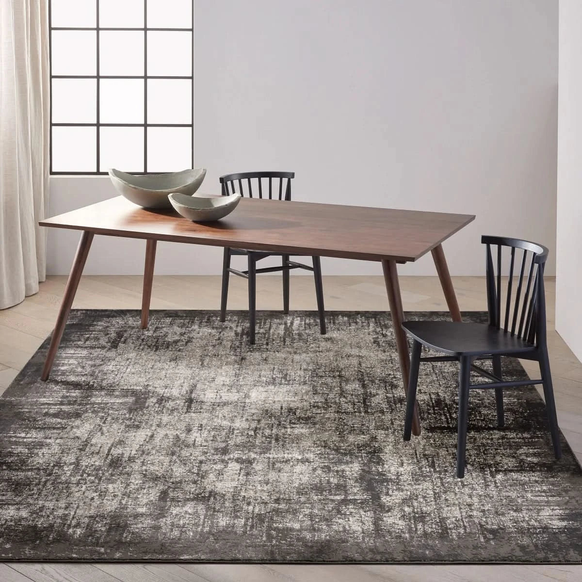 Calvin Klein Luminosity Charcoal Area Rug, 7' 10" x 9' 10"