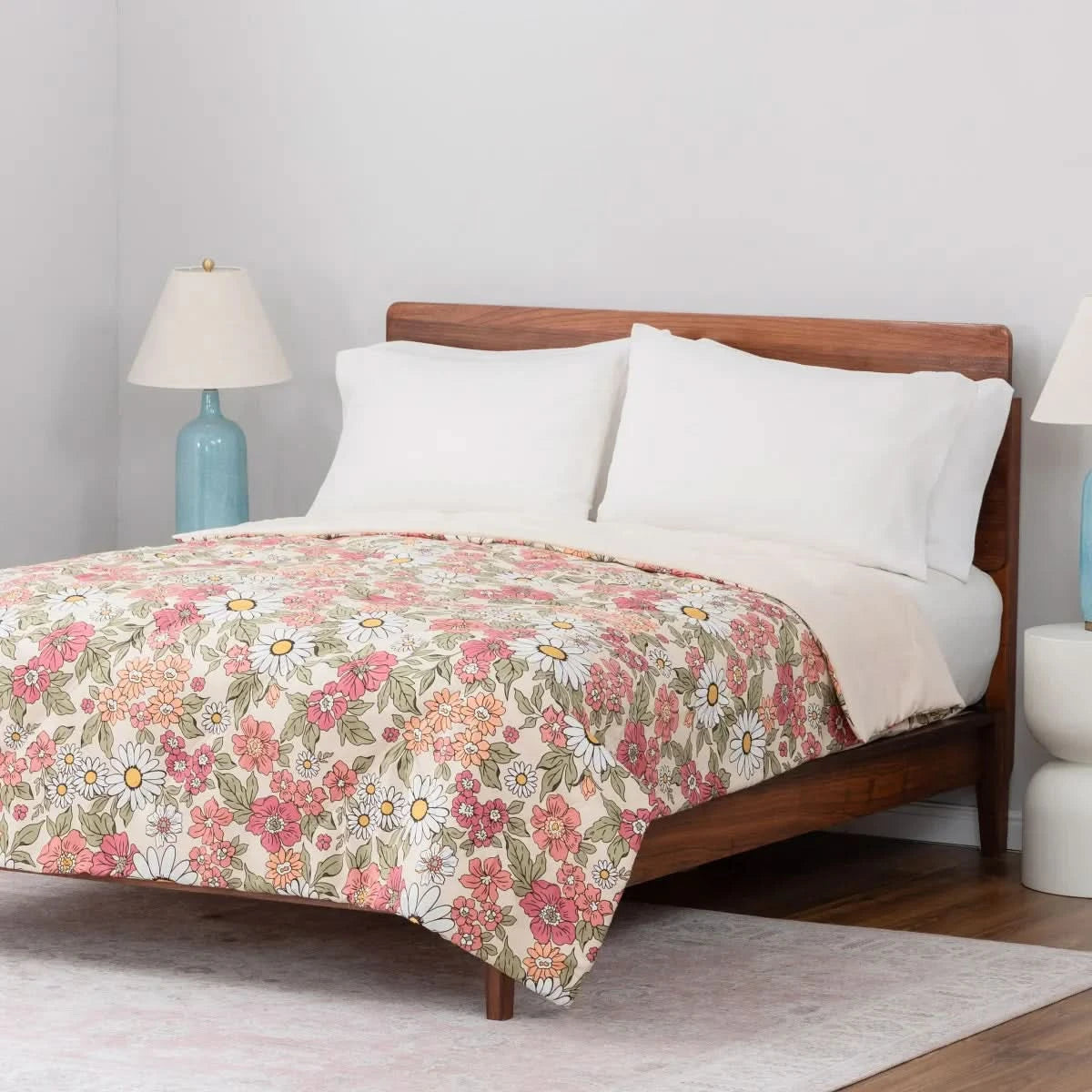 Herringbone Microfiber Down Alternative Blanket, Twin