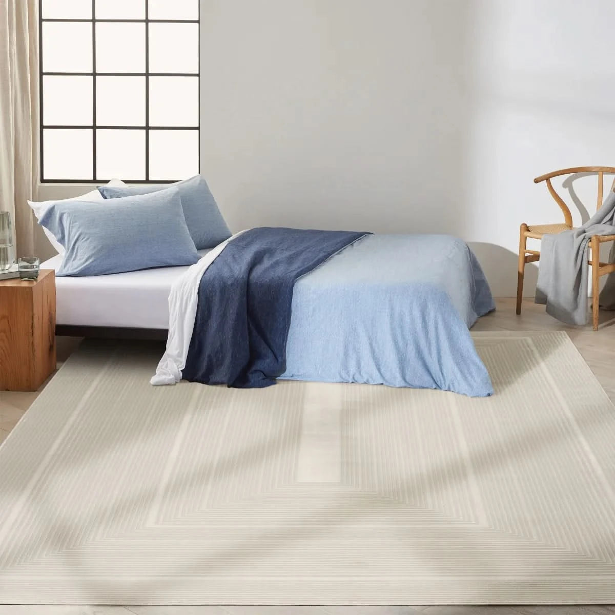 Calvin Klein Luminosity Ivory Area Rug, 9' x 12'