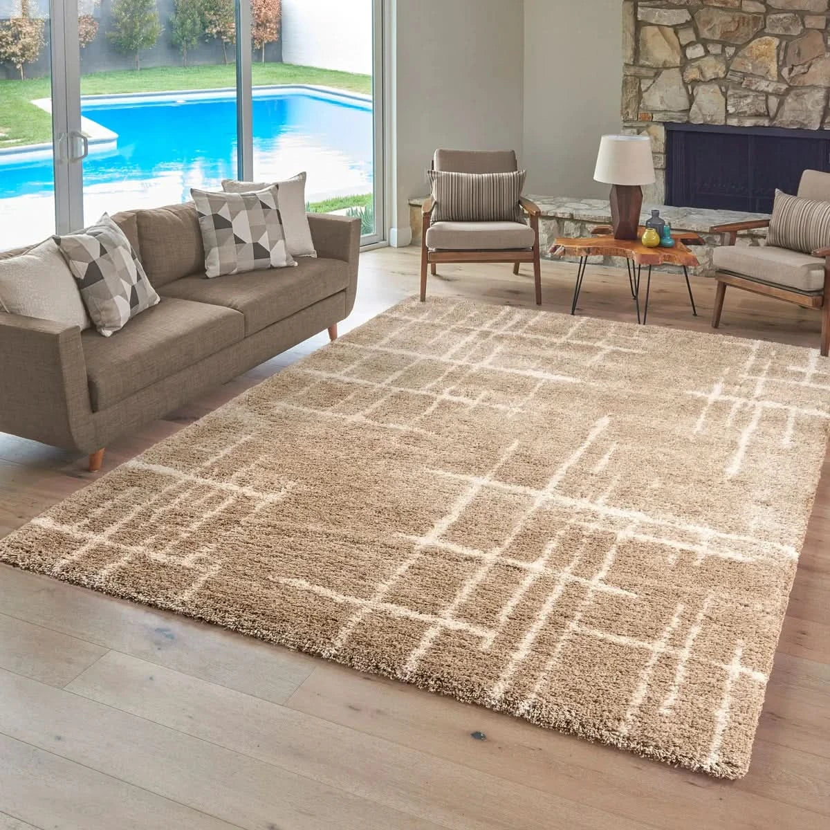Thomasville Marketplace Luxury Shag Rugs, Meara, 7'10" x 10'