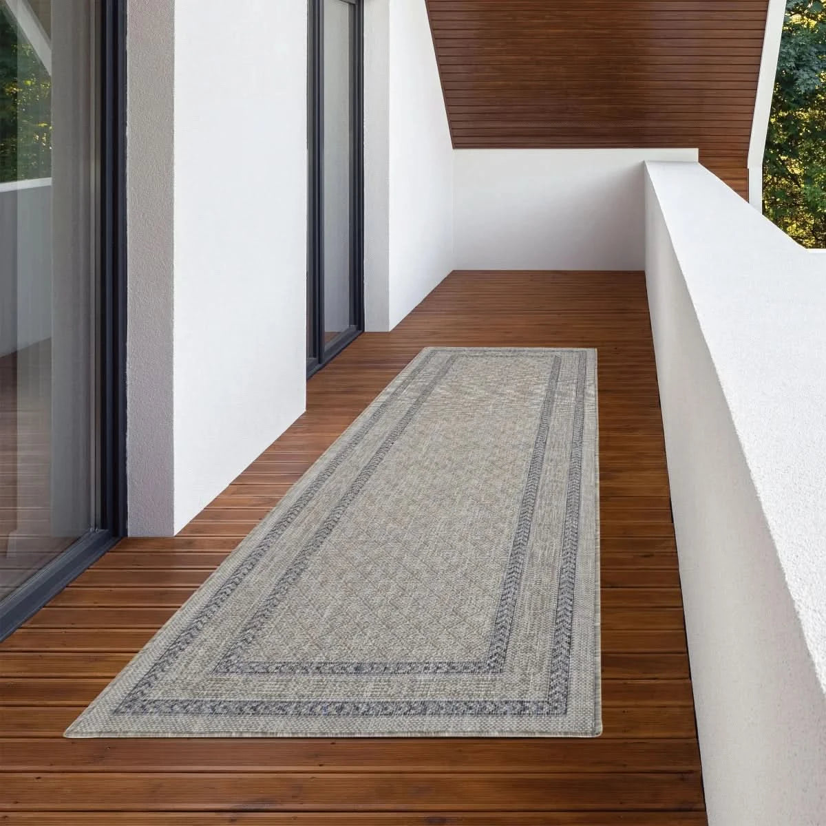 Nourison Garden Spring Indoor/Outdoor Rug Collection, Meadow Gray