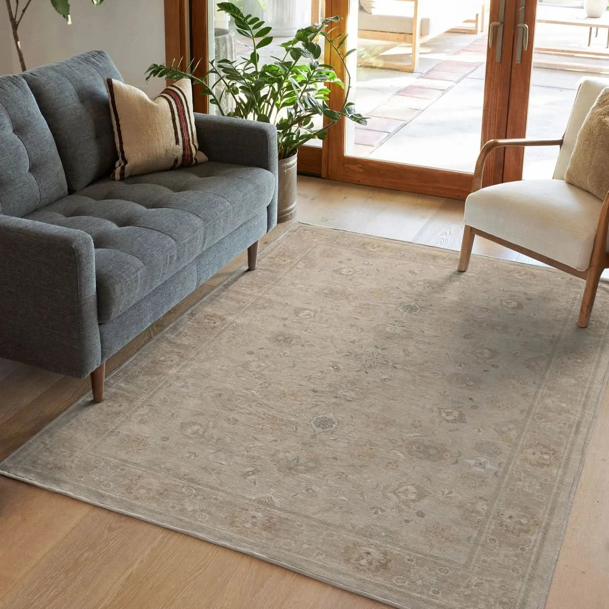 Ruggable Flatwoven Washable Odette Rug, 5’ x 7’