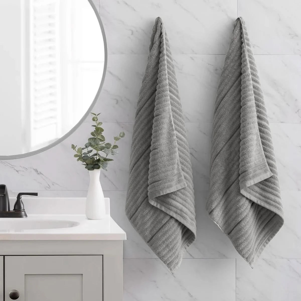 Bumpy Rib Bath Towel, 2-pack