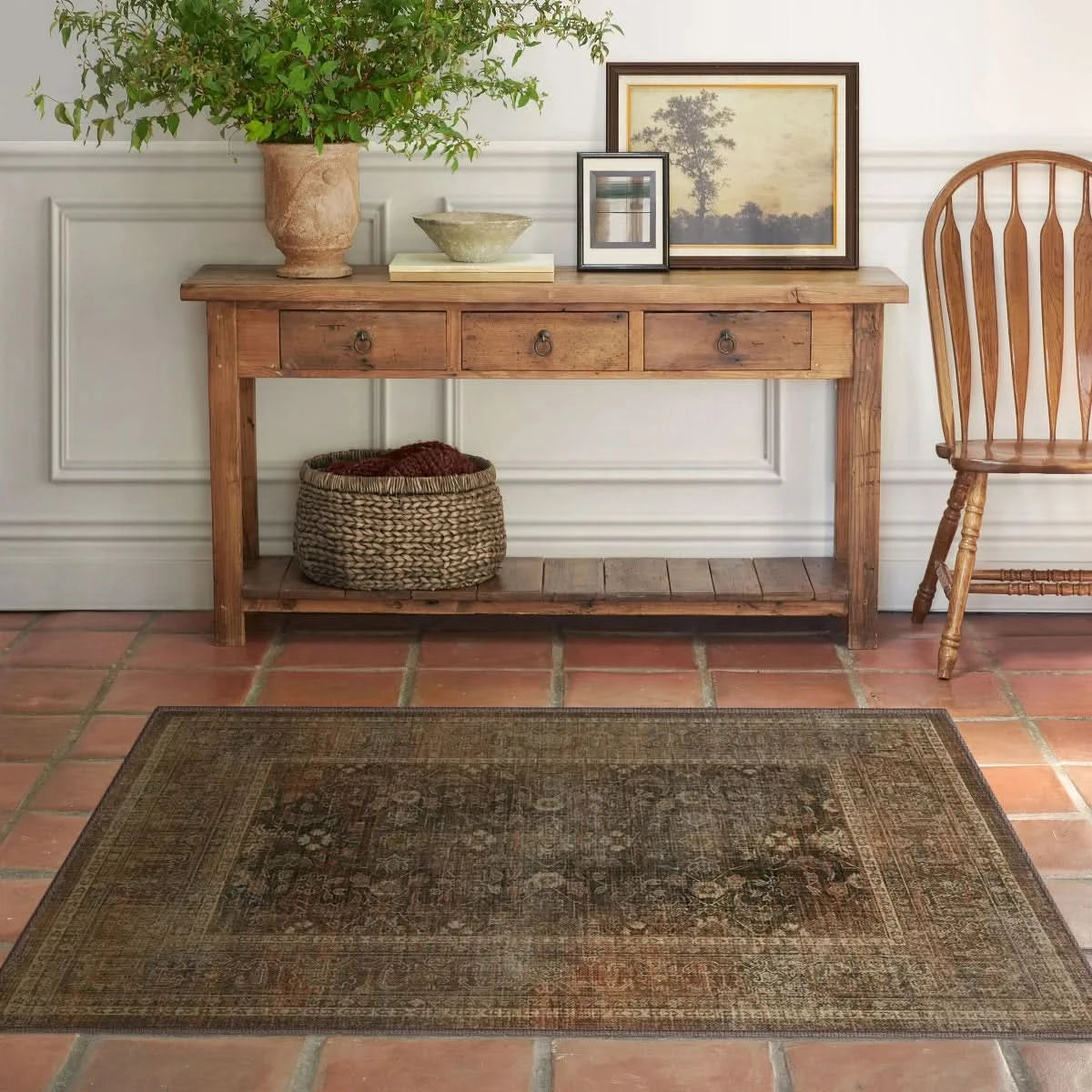 Ruggable Flatwoven Washable Ophelia Rug, 3’ x 5’