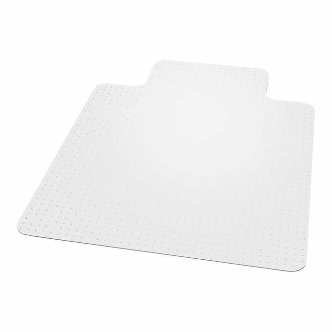 ES Robbins Chair Mat for High Pile Carpet, 45 x 53 With Lip, Clear