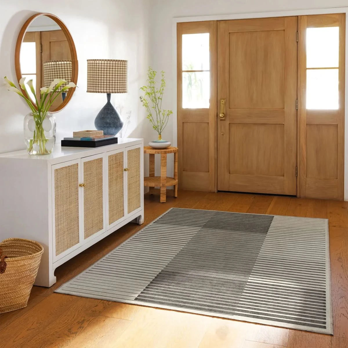 Ruggable Flatwoven Washable Gradasi Rug, 5’ x 7’