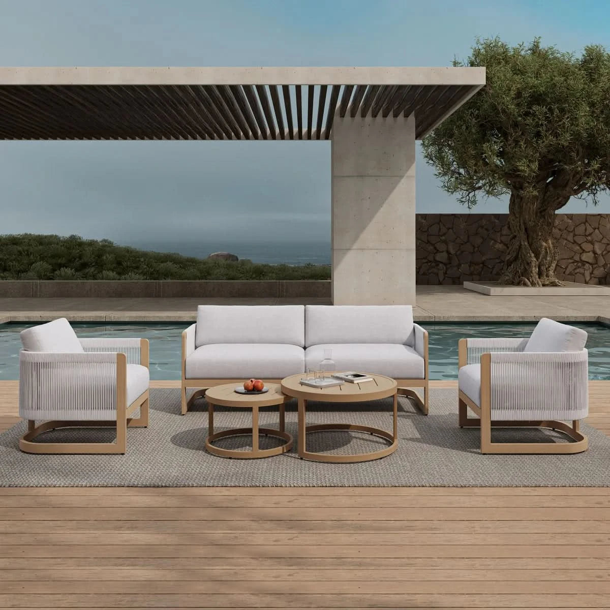 OTTA Outdoor Venice 5-piece Outdoor Seating Set