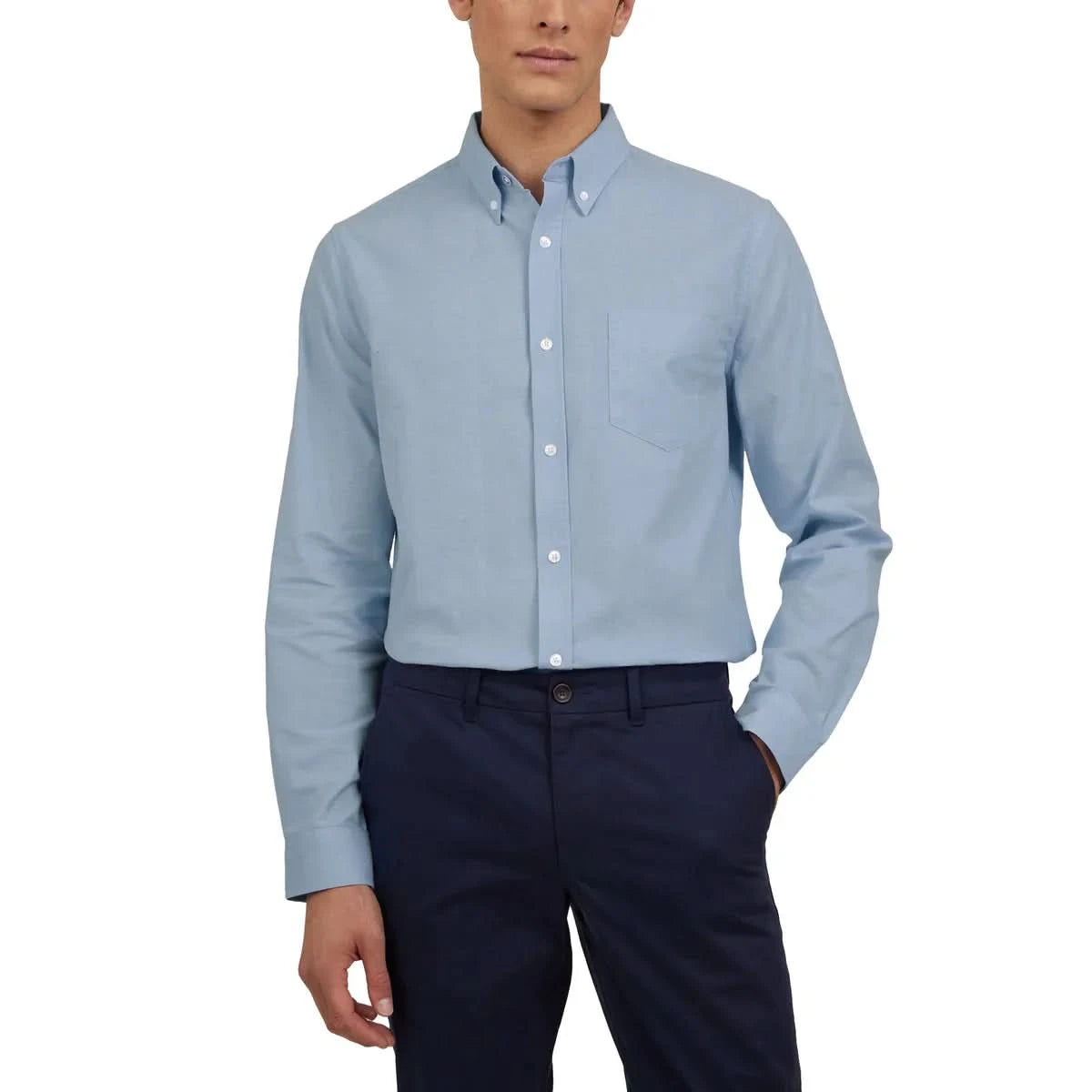 Ben Sherman Men's Oxford Long-Sleeve Button Up Shirt
