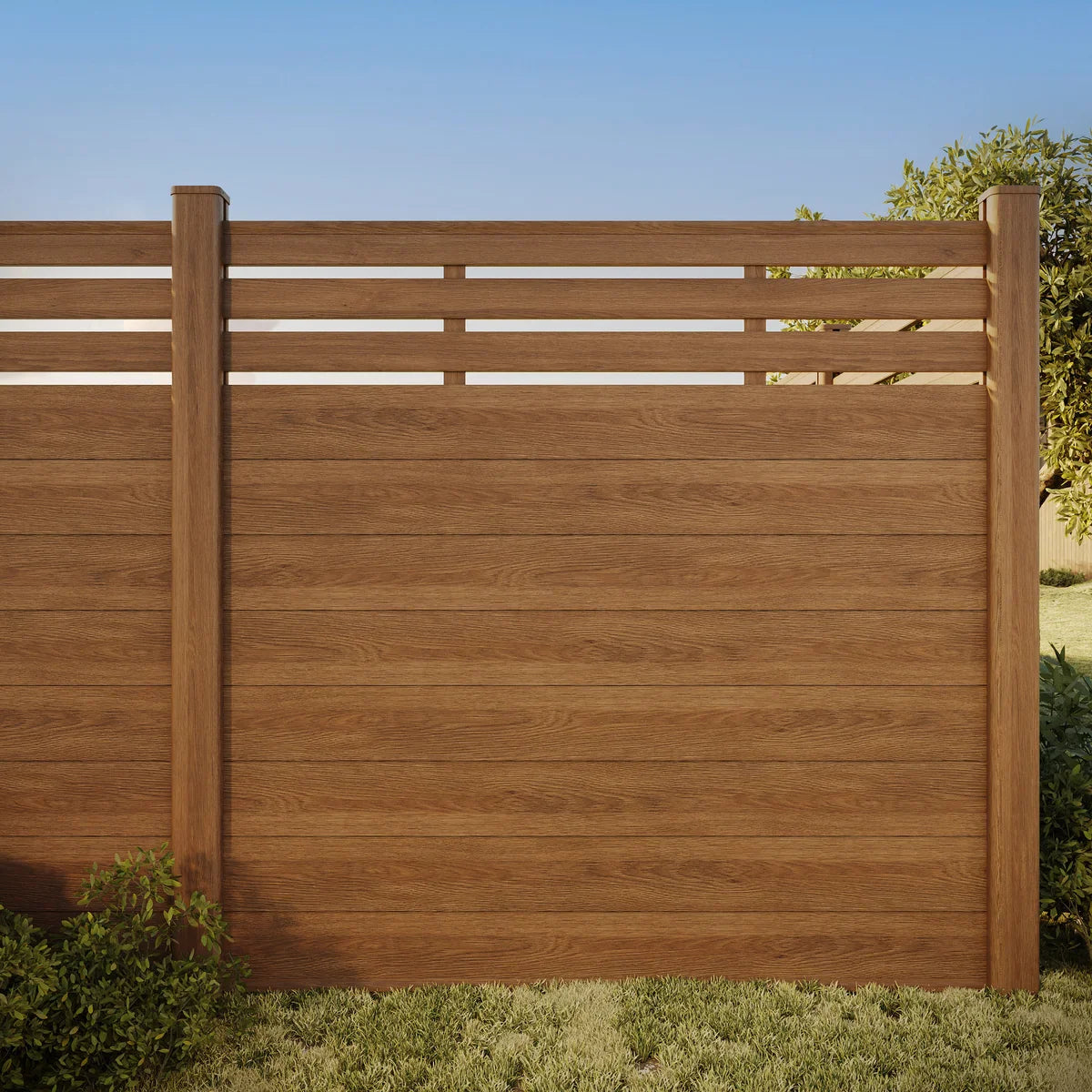 GoFence Composite 6' X 6' Trellis Fence Kit