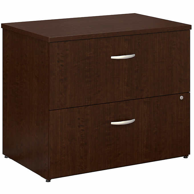 Bush Series C Lateral File - Mocha Cherry