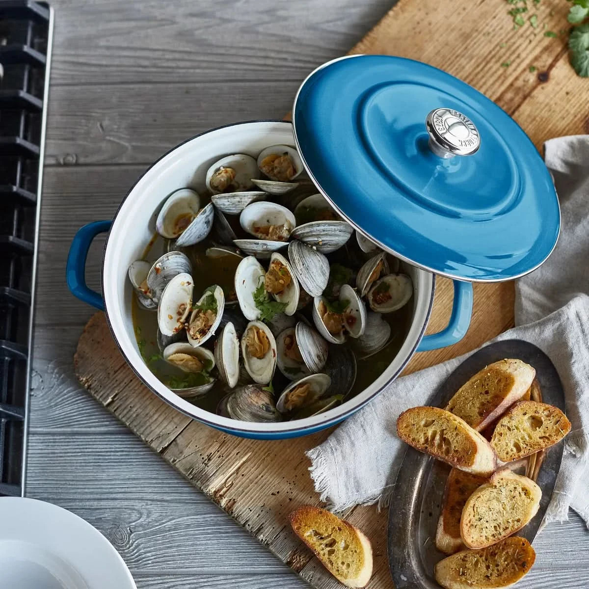 Merten & Storck 5.5-Quart Dutch Oven with Lid, 3.7-Quart Braiser with Lid, 2-pack